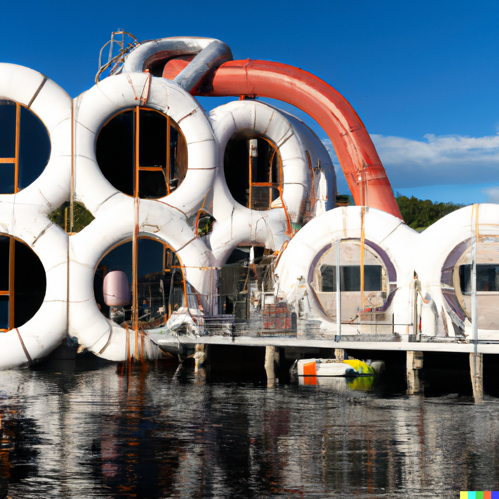 Floating pipe dream hostel : VjTsu